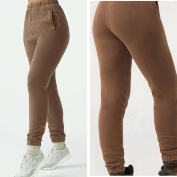 Joah Brown Pants - NWT Joah Brown Empire Jogger Brown Sweatpants factory seconds